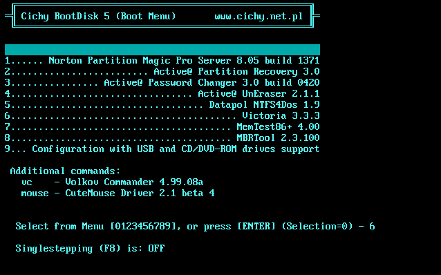 Cichy BootDisk 5.0