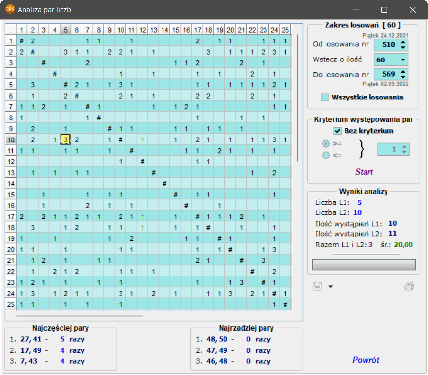 Analiza par liczb v1