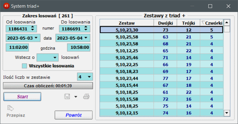 System triad+